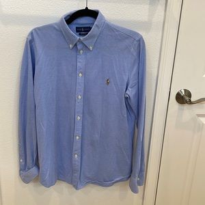 Women’s Ralph Lauren Knit Oxford button down shirt XL